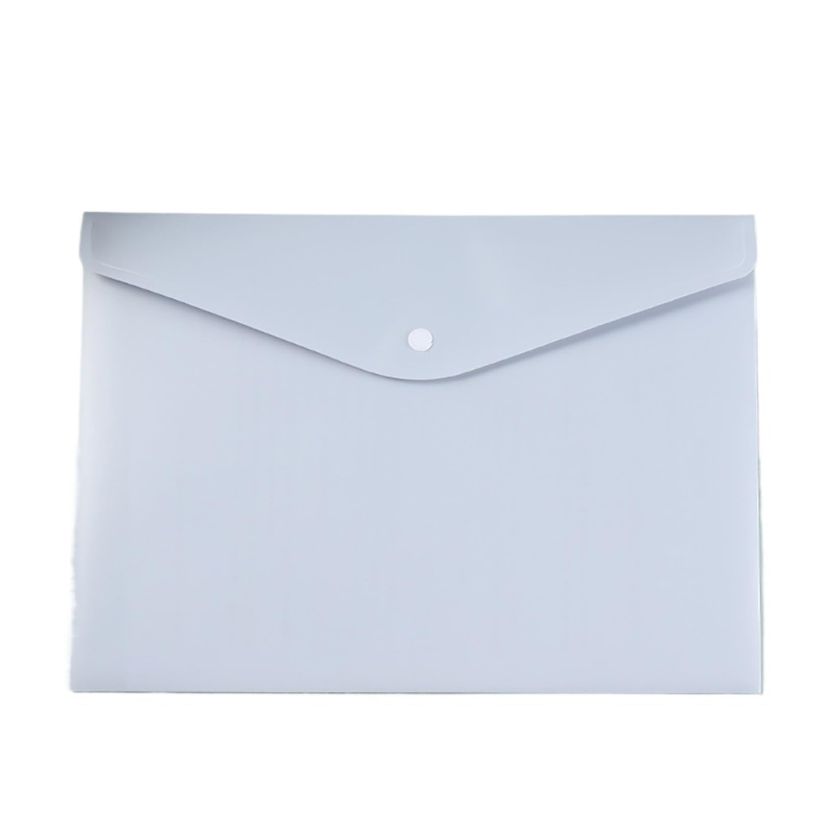 Koperty plastikowe 20 szt. Teczki A4 PP Pogrubiająca torba do przechowywania Organizer na biurko dokumentów pracy w domowym biurze(White)