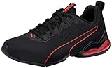 PUMA Herren Cell Valiant SL Straßen-Laufschuh, Black-High Risk Red, 46 EU
