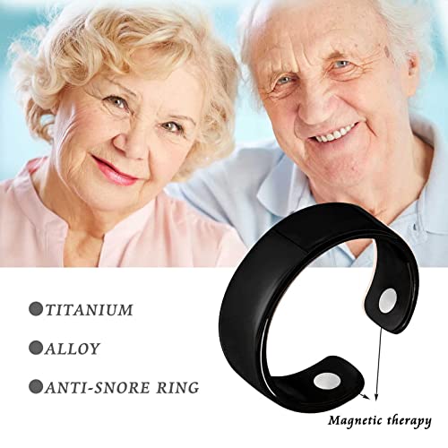 Huasai Lymphatic Drainage Rings Therapeutic Ring Lymph Drainage Therapy Ring For Men Women (A: Lymphatic Rings Black) #TOP2