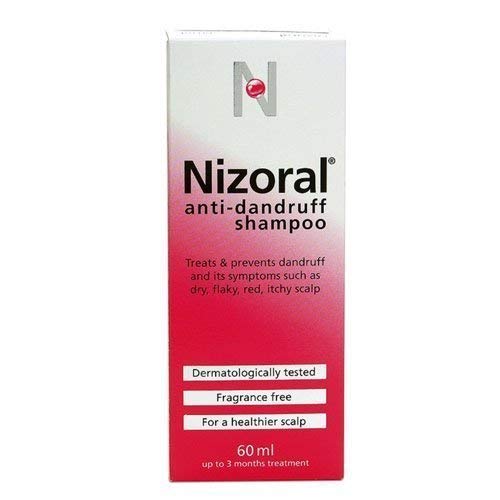Nizoral Anti Dandruff Shampoo, 60 ml - Pack of 2