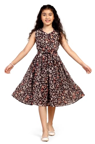 Image of Fashion Dream Girl's Knee Length Fit and Flared Dress