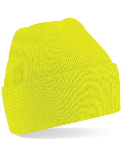 Beechfield Men's Original Cuffed Beanie One Size Fluoresent Yellow