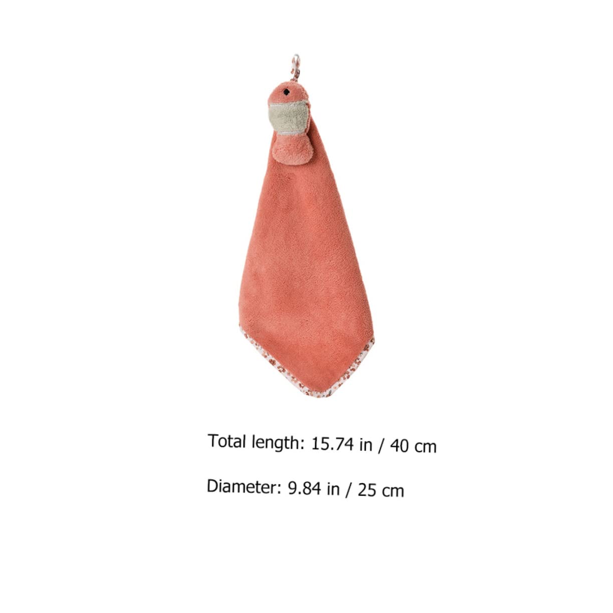 Alipis Lot De 5 Serviettes De Bain Douces En Polaire Corail