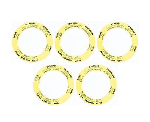 WFCYQ Replace 272599 Top Mount Valve Label Tagelus Pool and Spa Sand Filter ?5 PCS?