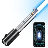 Lightsaber Dueling Light Saber with 16 RGB Colors 16 Sound Fonts and Motion Control, Force FX Lightsabers with Premium Metal Handle and Replaceable Blade, Light Sabers for Adults, Kids