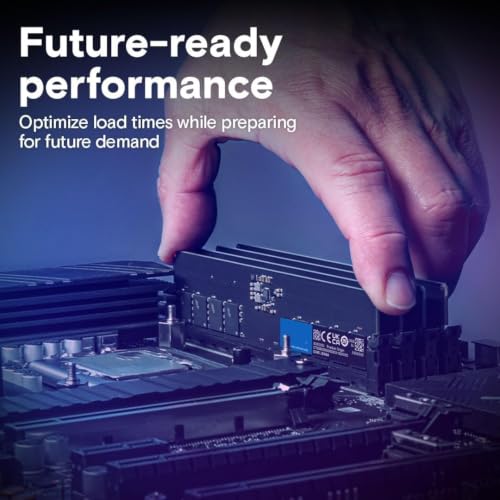 Image of 16GB DDR5 Desktop RAM | 5600MHz High-Speed Memory Module | PC5-38400 | 288-Pin DIMM | 1.1V | for Desktop Computers