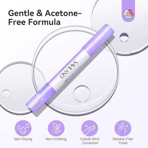 Image of SAVILAND Ultra-Precise Nail Polish Remover Pen 3 PCS Refillable 9 Tips