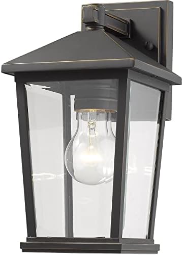 Z-Lite 568S-ORB 1 Light Outdoor Wall Sconce, Oil Rubbed Bronze