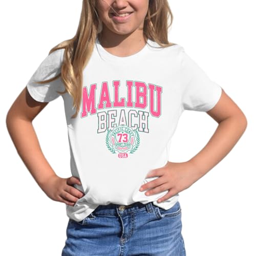 Jinluth Cute Letter Graphic Tees for Girls Preppy Aesthetic Shirts Oversized Trendy T Shirts Loose Casual Summer Tops2