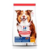 Hill's Science Diet, Alimento Seco para Perro Adulto 7+, 12 Kg