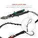 Ergodyne - 19002 Squids 3100 Tool Lanyard with Single Carabiner and Adjustable Loop End, Standard Length, Black