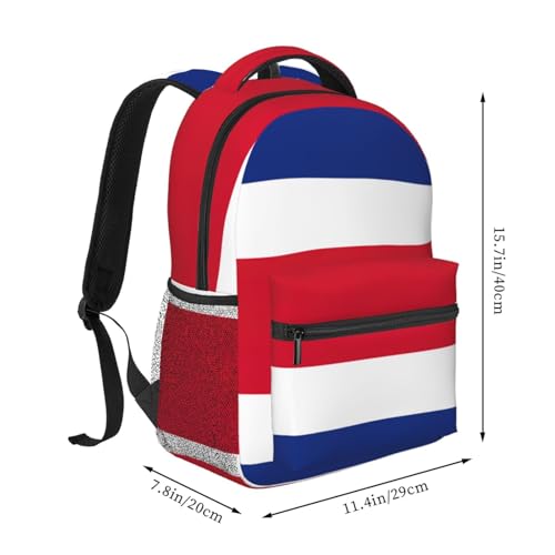 Mochila para laptop para hombres y mujeres EdWal con diseño de Costa Rica viaje 2