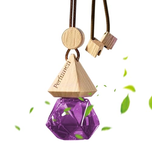 車の香水 - バックミラー、ポータブルエアフレッシュナー用のハンギング香りディフューザー|車両旅行職場のハング可能な香りハイキングビジネスカーのインテリアの長持ちする装飾的な香り