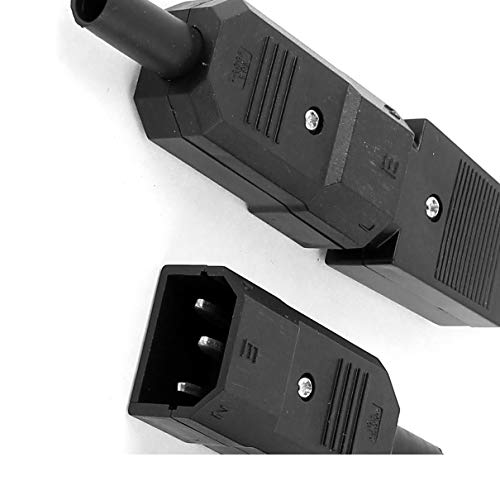 Aexit 4pcs Adaptadores de Conector Eléctrico Power miniatura 2