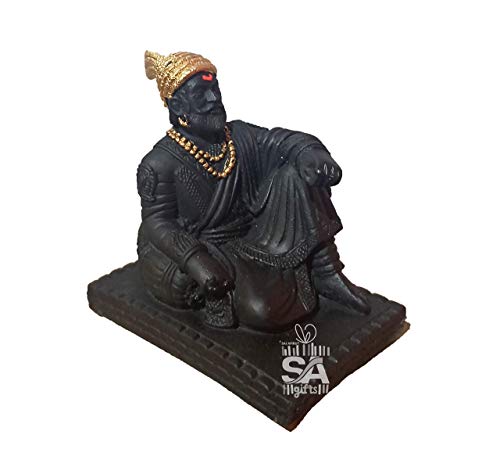 Image of Stone Chhatrapati Shivaji Maharaj Statue, Standard, Brown