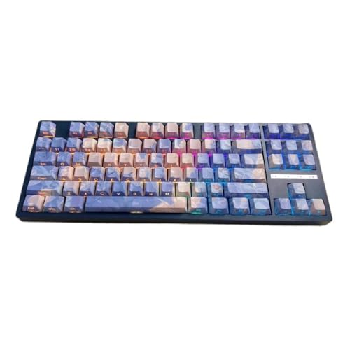 Touches PBT double tir floral pour clavier mécanique - Lot de 135