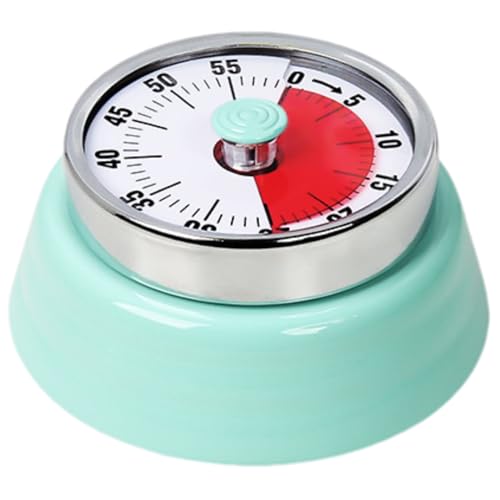 Tissting Kitchen Timer, Mechanical Magnetic Visual Countdown Timer with Loud 72dB Alarm for Cooking Classroom Fitness Office