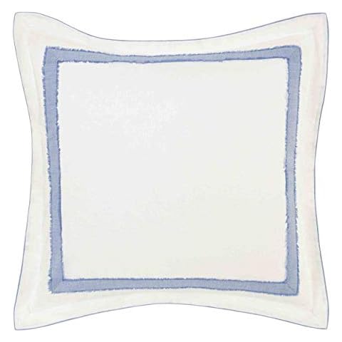 Laura Ashley Mila Euro Sham, 26x26, Blue Cover