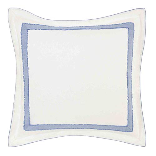Laura Ashley Mila Euro Sham, 26x26, Blue, Mila Blue, 26" x 26"