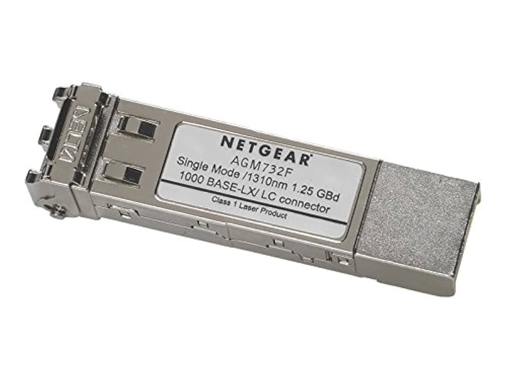 PC周辺機器 NETGEAR 1000BASE-LX SFP GBIC  AGM732F cm3dmju Amazon.co.jp: NETGEAR 1000BASE-LX SFP GBIC AGM732F