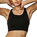 Produktbild LHSY Damen Sport-BH Fitness Yoga Laufweste mit Kasten-Pad Schöne Zurück Unterwäsche,Black-M