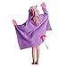 FamFun Baby Hooded Kids Towel | Ultra Soft, Extra Large & Absorbent Kids Bath Towels | 100% Cotton Toddler Hooded Towel for Girls and Boys (Purple)