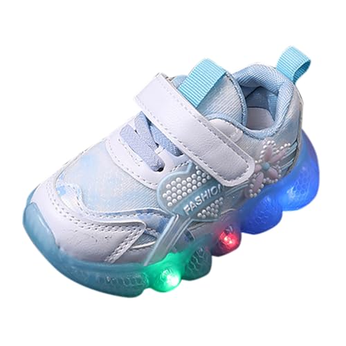 Toddler Baby Girls Glitter Sneakers Cute Slip On Athletic Shoes Soft Rubber Sole Flat Wide Heart Sports Trainers