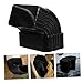 Veemoon Replacement Elbow Adapter for Downspout Connection Gutter Fitting for Rainwater Systems and Drainage