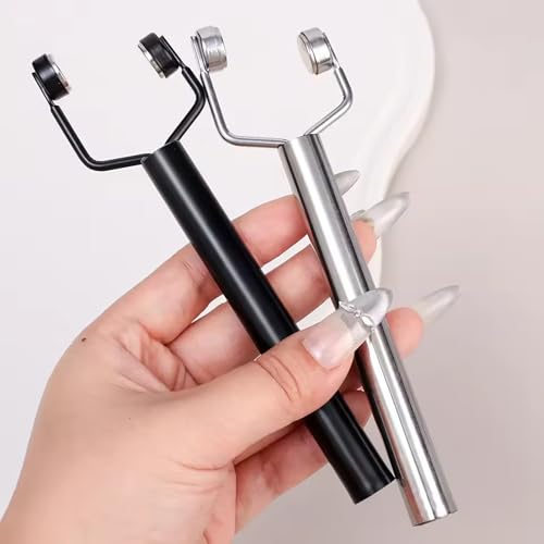 Image of 3 IN 1 Cat Eye Nail Magnet U-Shaped Double Head Magnetic Gel Nail Polish Magnet Pen Magnets For Cat Eye Gel Polish Cat Eye Magnet For Nails Multifunctional Nail Design Tools (Black)