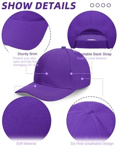 Image of Foaincore 36 Pack Blank Baseball Cap Bulk Adjustable Back Strap Sublimation Hats Plain Unisex Trucker Hat for Men Women