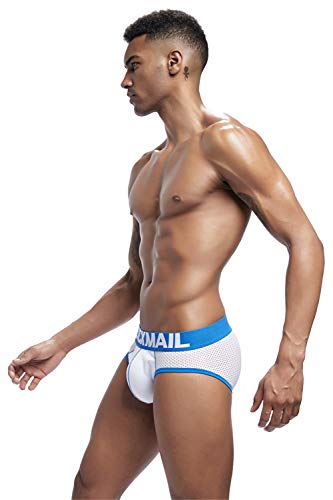 JOCKMAIL Men's Underwear Briefs Breathable Comfortable Mesh Underwear Low Rise Briefs3