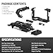 NEEWER CA011 FX3/FX30 Camera Cage Kit Compatible with Sony FX3 FX30 DJI RS4 RS3 RS2, Video Rig Stabilizer with CA007 Top Handle 3/8