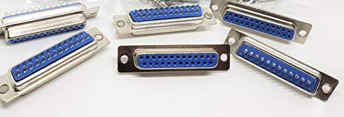 10 pares conectores DB25 macho y hembra tipo soldadura miniatura 4