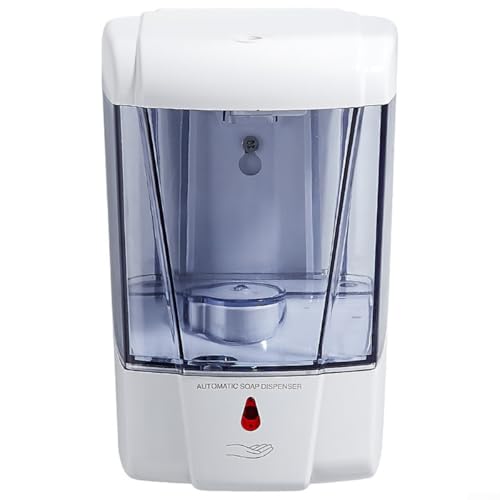 Dispensador automático de jabón de 700 ml, jabón con sensor sin contacto para baño, hotel, desinfectante de manos eléctrico de espuma montado en la pared