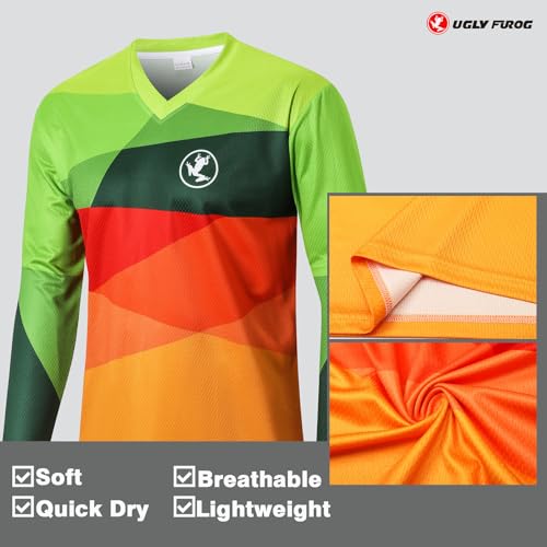 UGLY FROG Bike Wear Long Sleeve Men's Classic Fashion Cycling Downhill Jersey Sportswear Clothing - Image 6