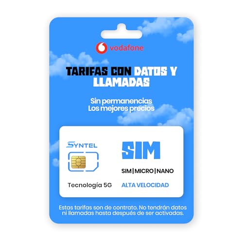 Tarjeta SIM con Datos y Llamadas | Multi FUNCIÓN (Móvil, Tablets, Routers, Smart Watch, Cámaras) | 4G, 5G Alta Velocidad | Elige tu Tarifa | Comparte Datos