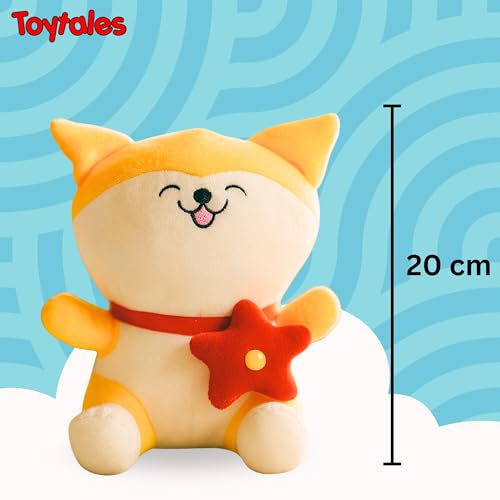 Image of TOYTALES Soft Toy Combo Cute Yellow Cat & Yellow Unicorn Plush Stuffed Toys for Kids (Pack of 2)
