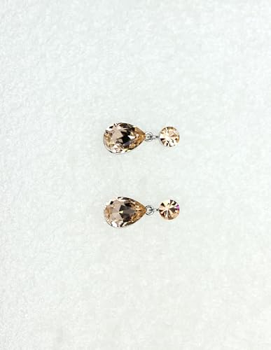 Image of Faship Gorgeous Rhinestone Crystal Floral Necklace Earrings Set