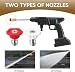 12V Cordless Pressure Washer, Battery Powered Portable Power Washer with 2 Batteries, 320 PSI Handheld Jet Wash with 5M Hose, Adjustable Nozzle & Foam Bottle for Car, Patio, Garden, Bike