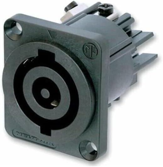 (2) Two Genuine NEUTRIK NAC3MP-HC PowerCON 250V32A Chassis Connector Power Input w/TORX T8 Screwdriver