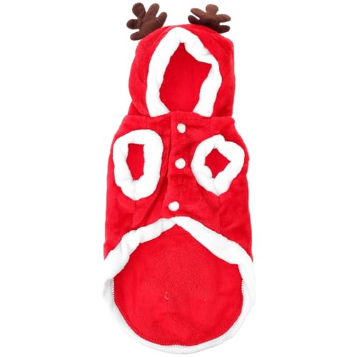Disfraz de Reno para Perro Small Rojo POPETPOP