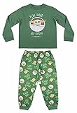 CERDÁ LIFE’S LITTLE MOMENTS Baby Boys Chico De Yoda En The Mandalorian-Pijama Familiar A Juego 100% Algodón-Licencia Oficial Disney and Toddler Pyjama Bottoms, Vert Foncé, 14 Jahre