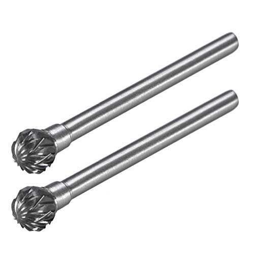 uxcell - Archivadores de carburo de tungsteno con doble corte giratorio