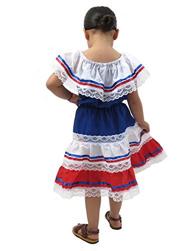Leos Imports Ethnic Puerto Rican Boricua, Dominican, Costa Rican Colored Girls Dress3