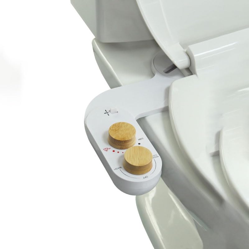 Manual Non-electric Bidet With Knob Hot Cold Water Nozzle Adult Buttocks Washing