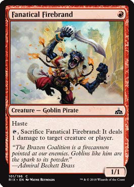 Fanatical Firebrand - Rivals of Ixalan