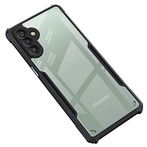Image of Zapcase Back Case Cover for Samsung A04s | Compatible for Samsung A04s Back Case Cover | 360 Degree Back Cover Case | Clear Case with Camera Protection | (TPU + PC | Matte Black)