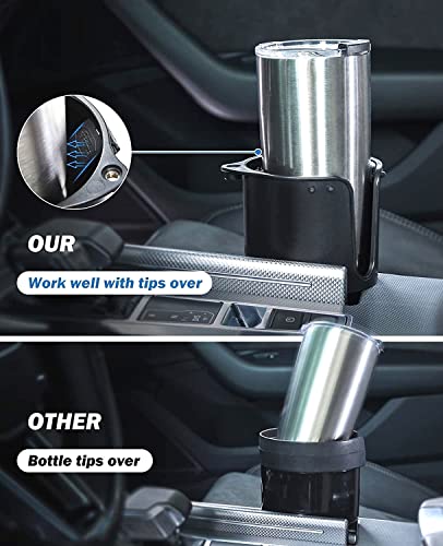 Joytutus Cup Holder Expander For Car With Elastic Force Piece, Large Car Cup Holder Insert Adapter, Stable Cup Holder For Yeti, Hydro Flask, Nalgene, Holder Most 8-40 Oz Cups, Bottles And Mugs #TOP2
