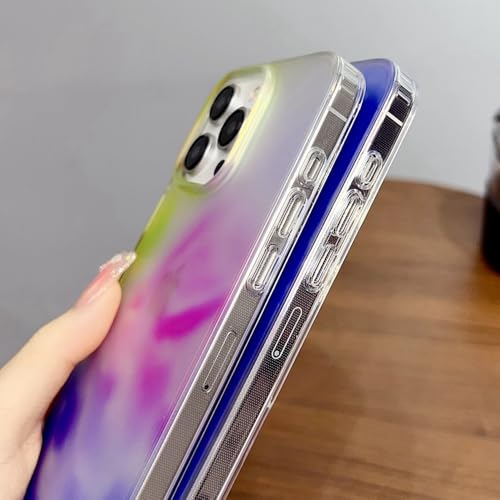 Coque iPhone 14 Pro aquarelle rigide anti rayure pour téléphone portable