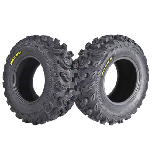 Kenda Bearclaw EX K573-26x10-12 Front Tires for All Terrain (ATV) UTV and Side by Side (SxS) Vehicles - 6-Ply - Bear Claw EX 26x10x12 (2-Pack)